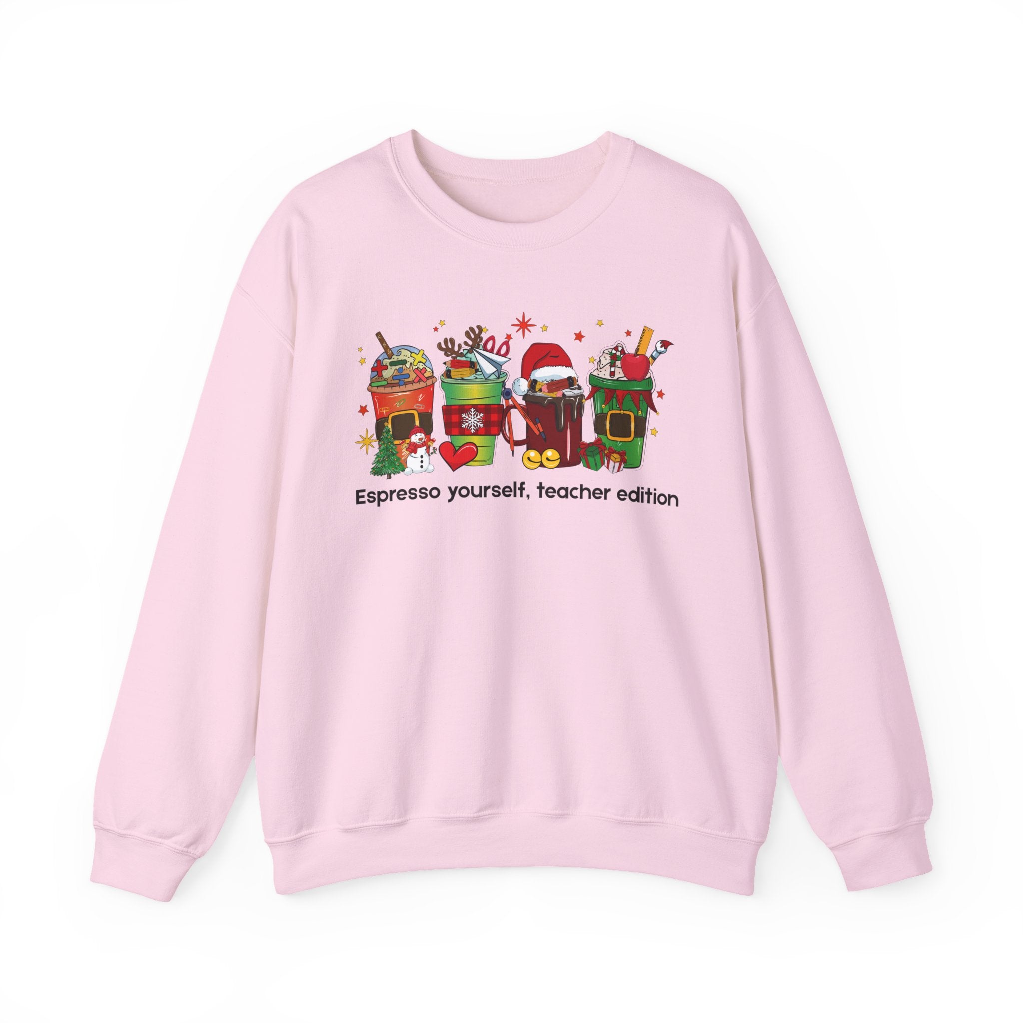 Espresso Yourself Teacher Sweatshirt – Funny Christmas Gift for Teachers