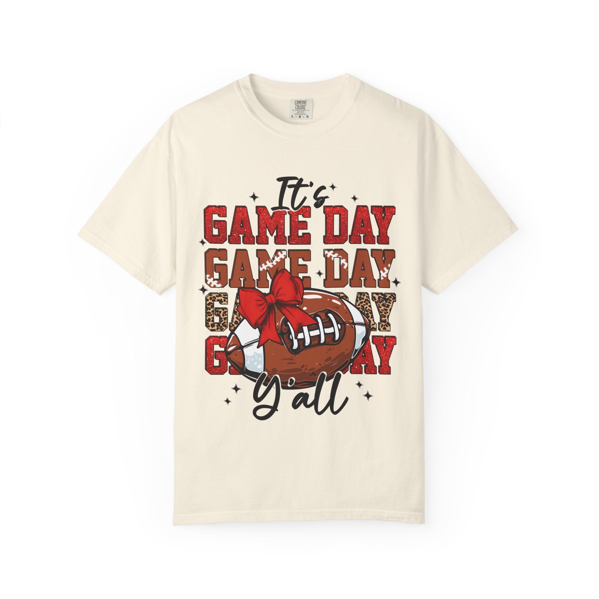It’s Game Day Y’all | Football Graphic T-Shirt with Bow