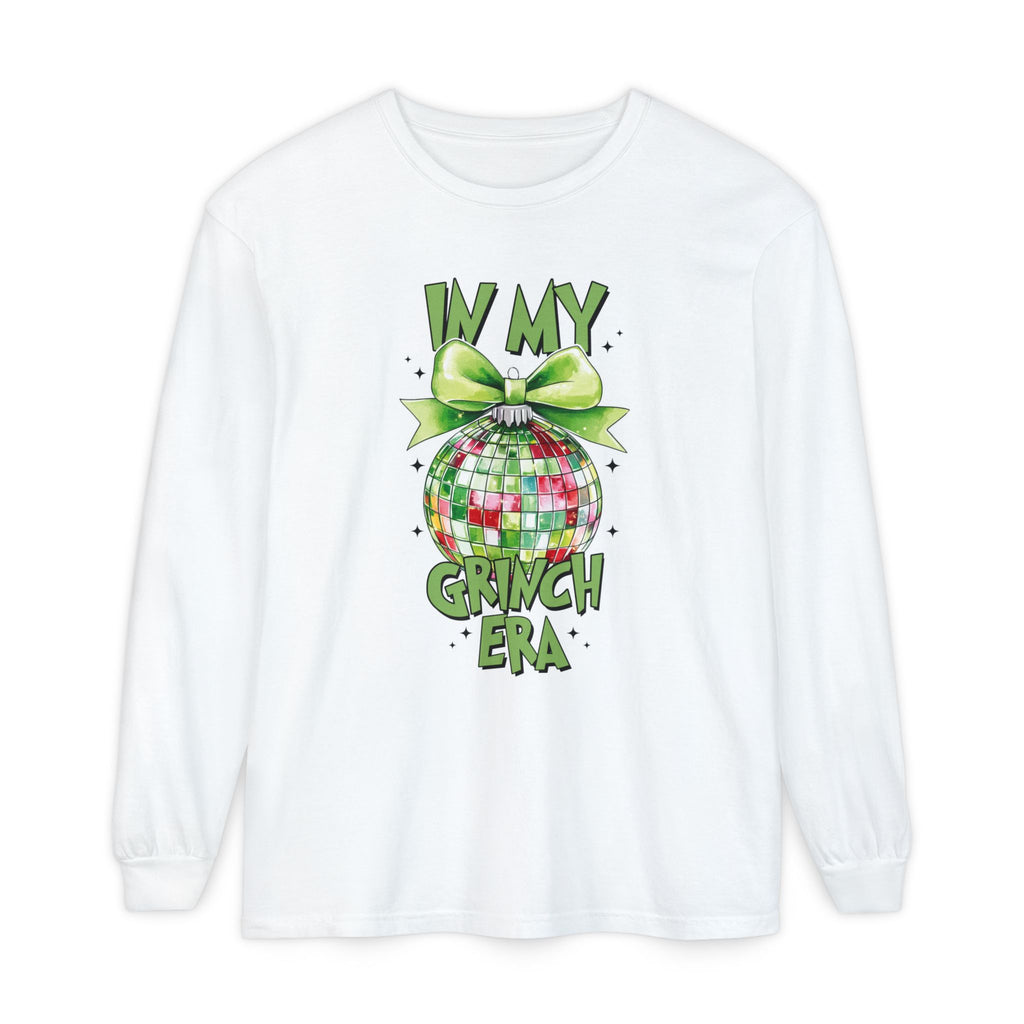 In My Grinch Era Shirt – Funny Christmas Tee with Disco Ornament