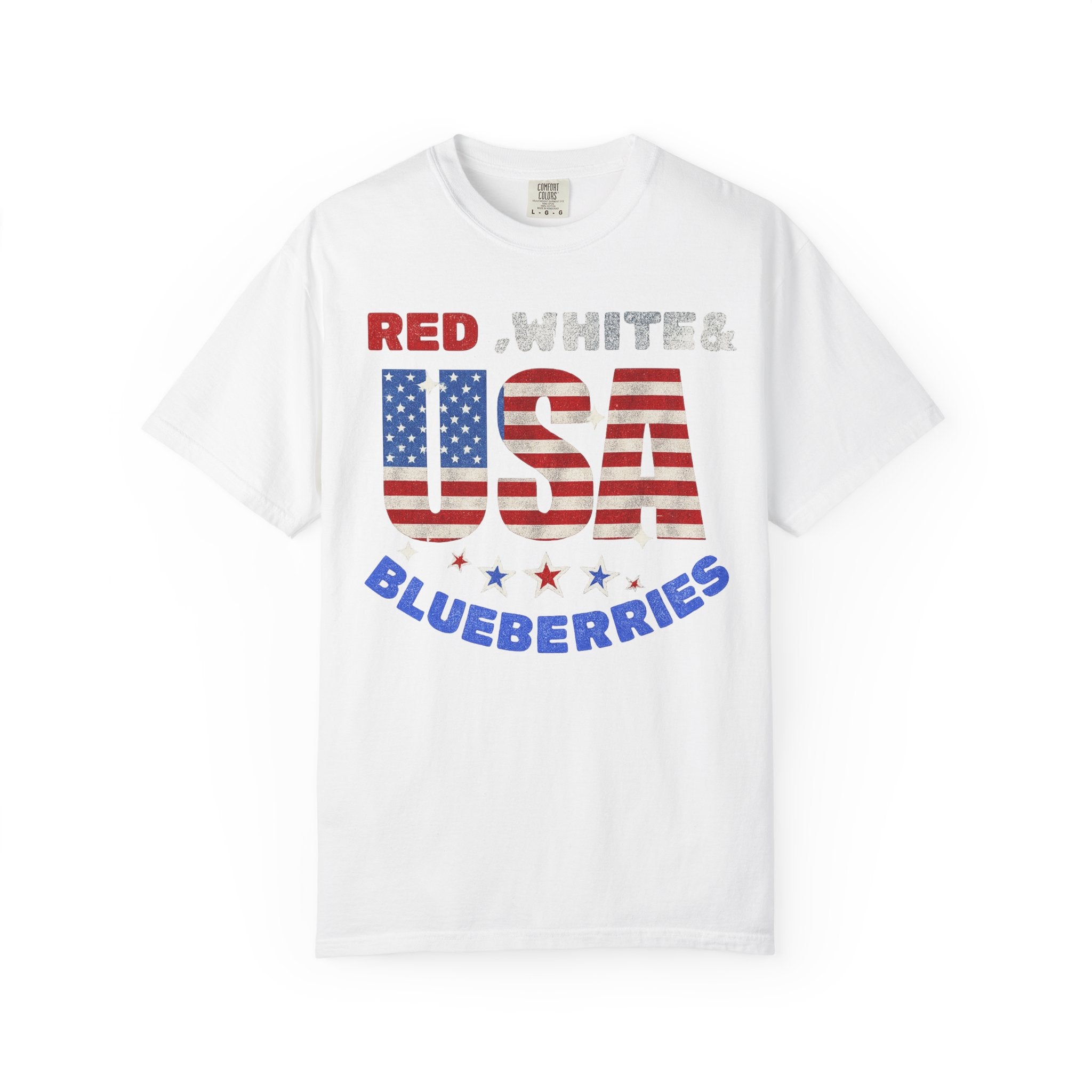Red, White & Blueberries USA Shirt – Patriotic Memorial Tee – Charlie Kirk Tribute