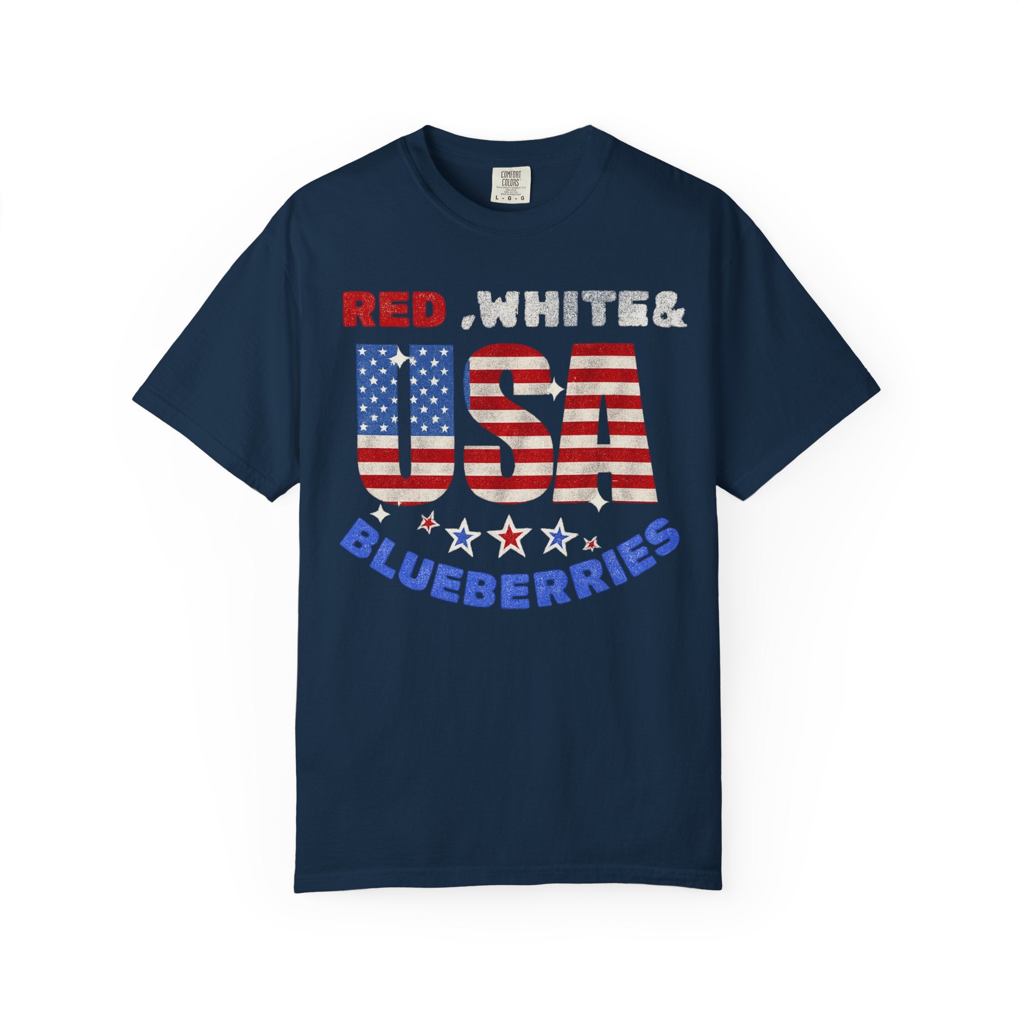 Red, White & Blueberries USA Shirt – Patriotic Memorial Tee – Charlie Kirk Tribute