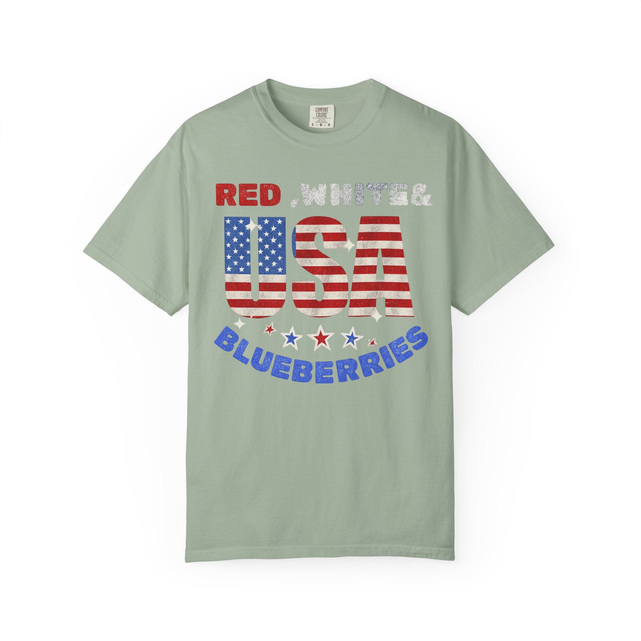 Red, White & Blueberries USA Shirt – Patriotic Memorial Tee – Charlie Kirk Tribute