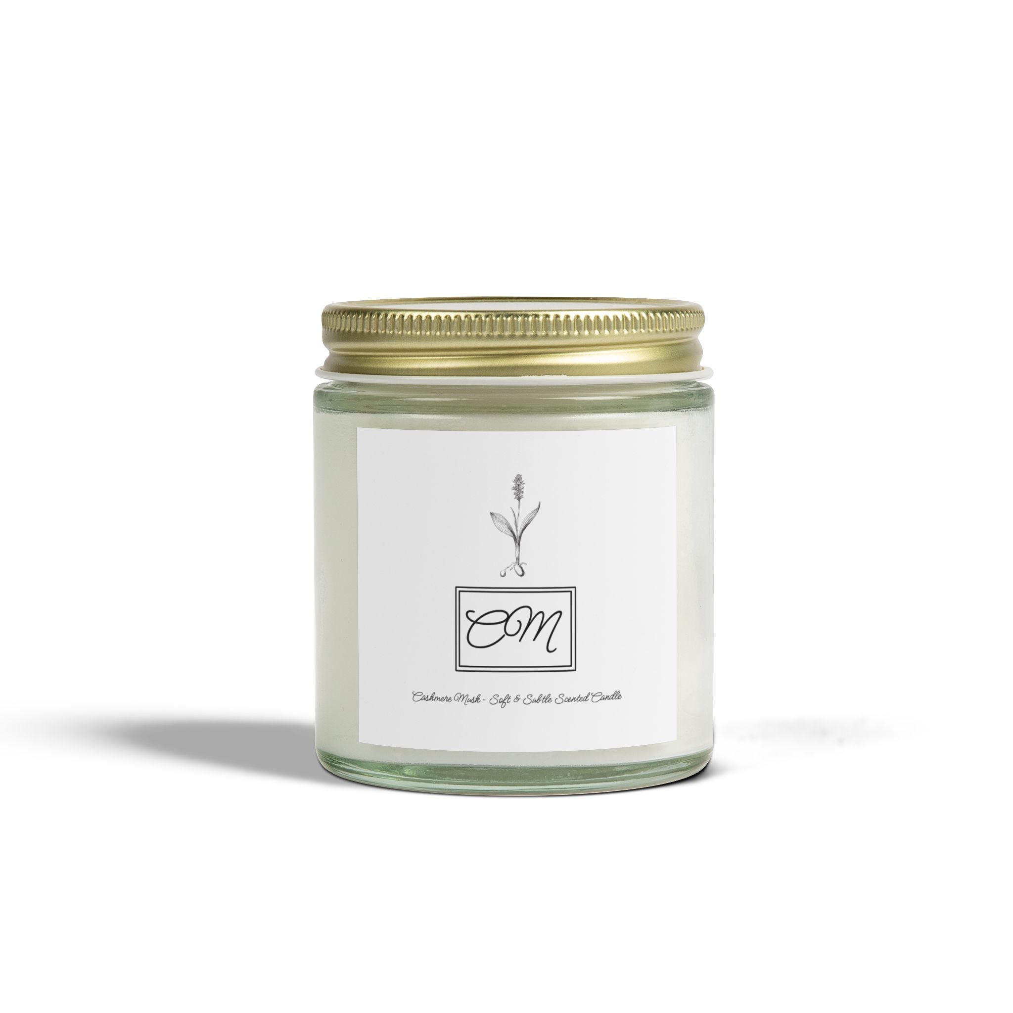 Cashmere Musk Scented Candle | Cozy Coconut Apricot Wax Candle | Fall Signature Candle Gift for Her