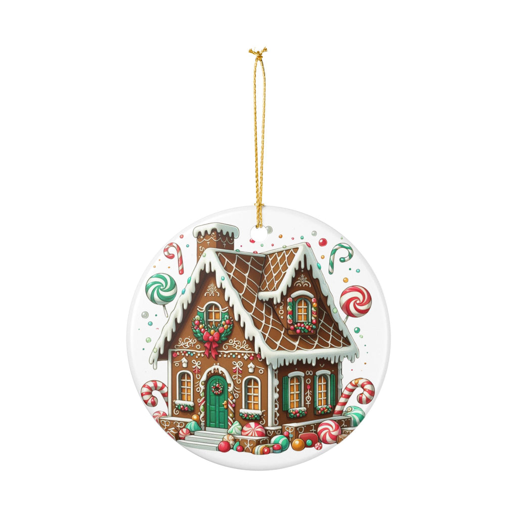 Gingerbread House Christmas Ornament – Candyland Holiday Decor