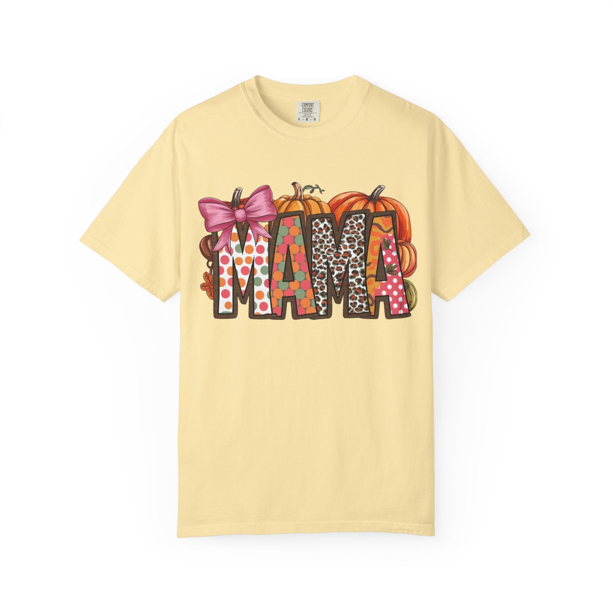 Mama Fall Shirt | Cute Pumpkin Graphic Tee for Moms | Autumn Casual T-Shirt