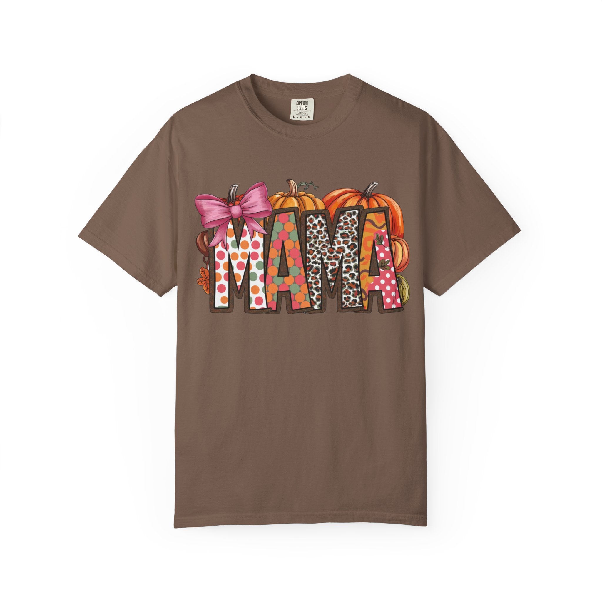 Mama Fall Shirt | Cute Pumpkin Graphic Tee for Moms | Autumn Casual T-Shirt