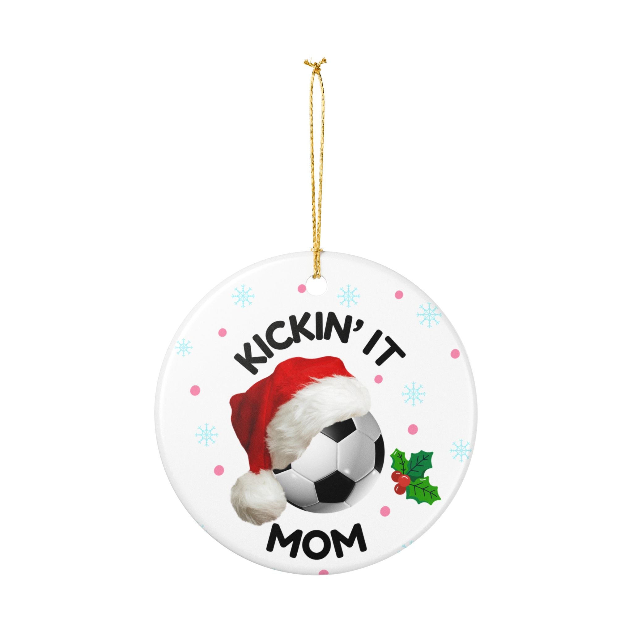 Soccer Mom Christmas Ornament ⚽🎄 | Holiday Sports Keepsake Gift