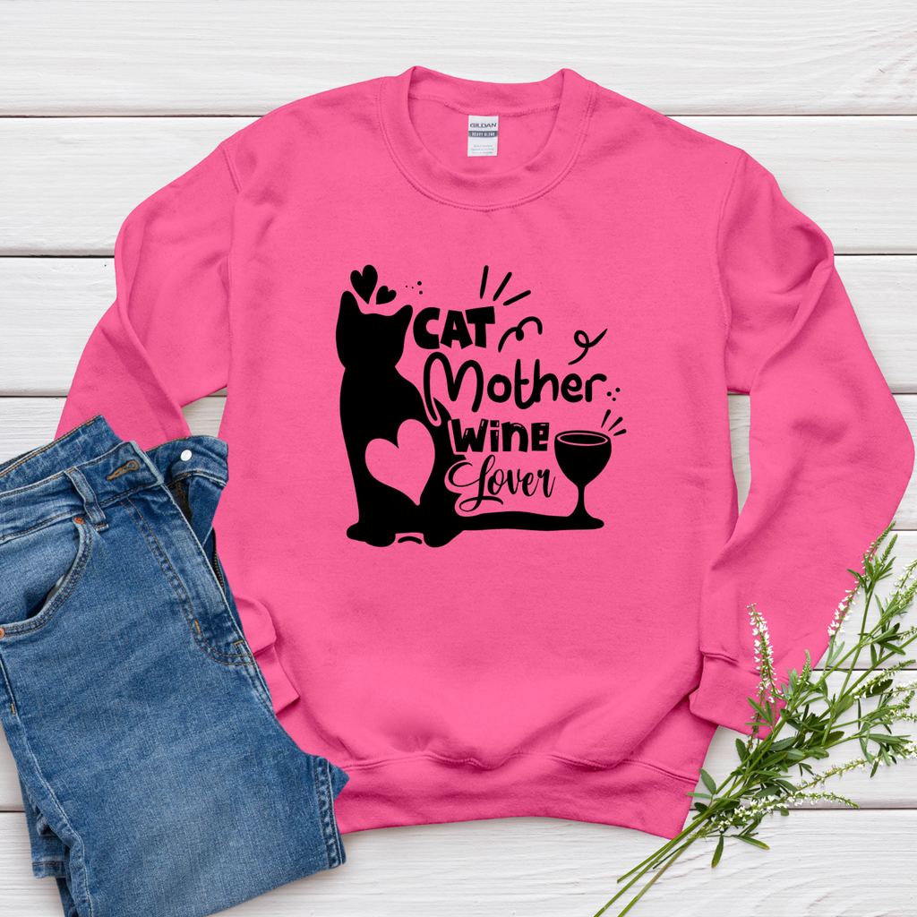 Cat Mother Wine Lover – Comfort Colors Tee