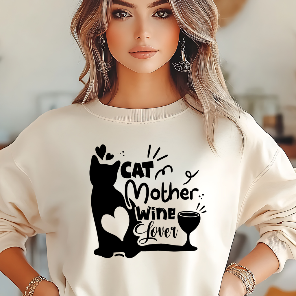 Cat Mother Wine Lover – Comfort Colors Tee