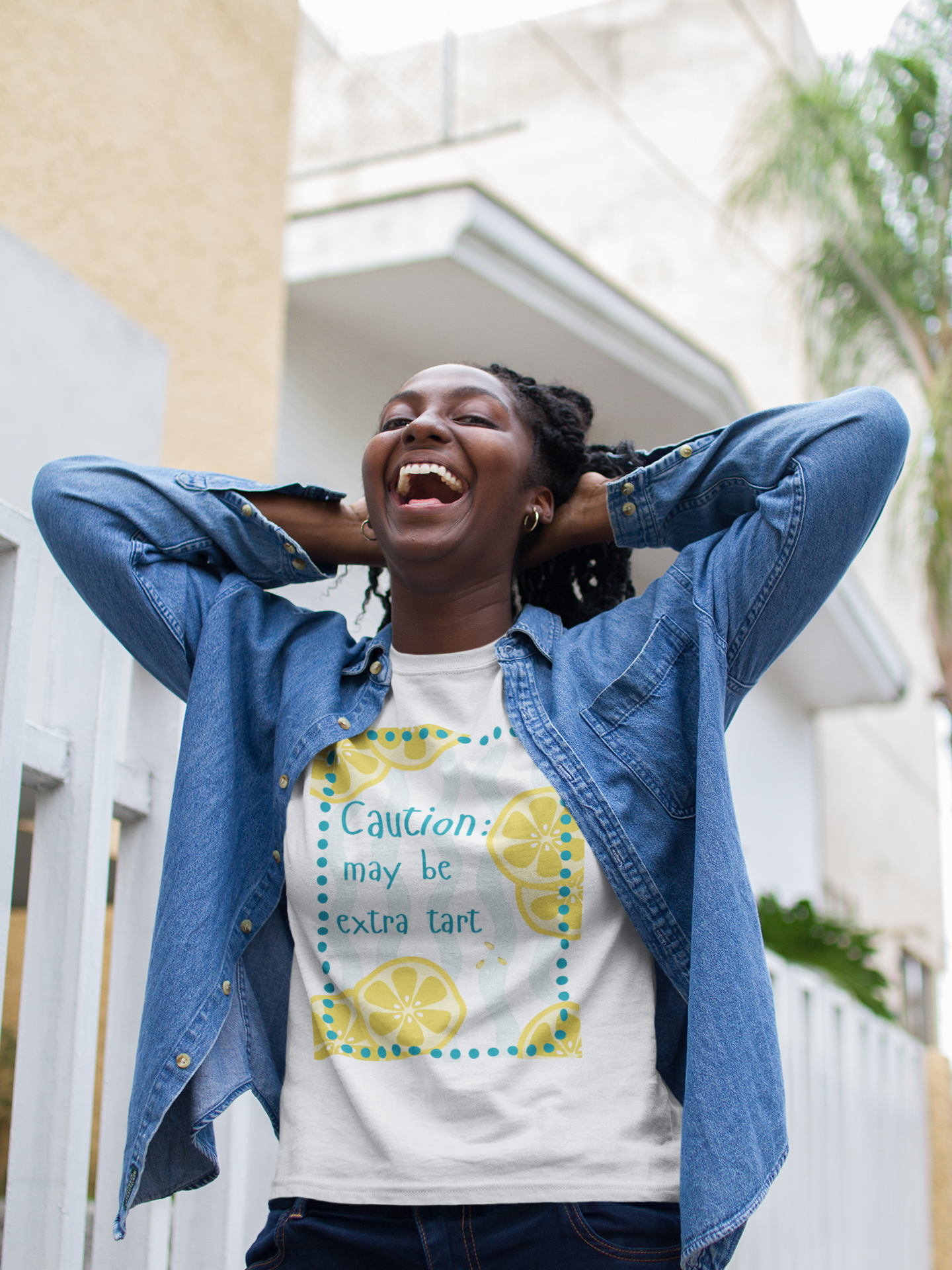 Caution May Be Extra Tart Shirt | Comfort Colors Funny Lemon Tee for Women