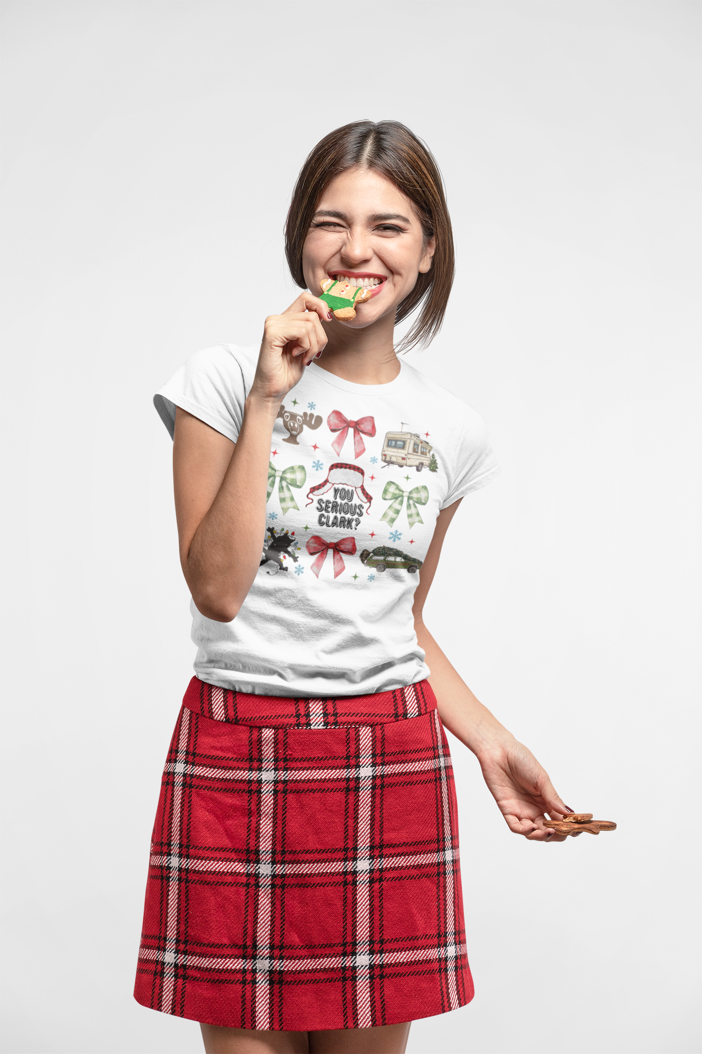 Griswold Christmas Coquette Sweatshirt – Holiday Lights, Camper, and Bows Aesthetic