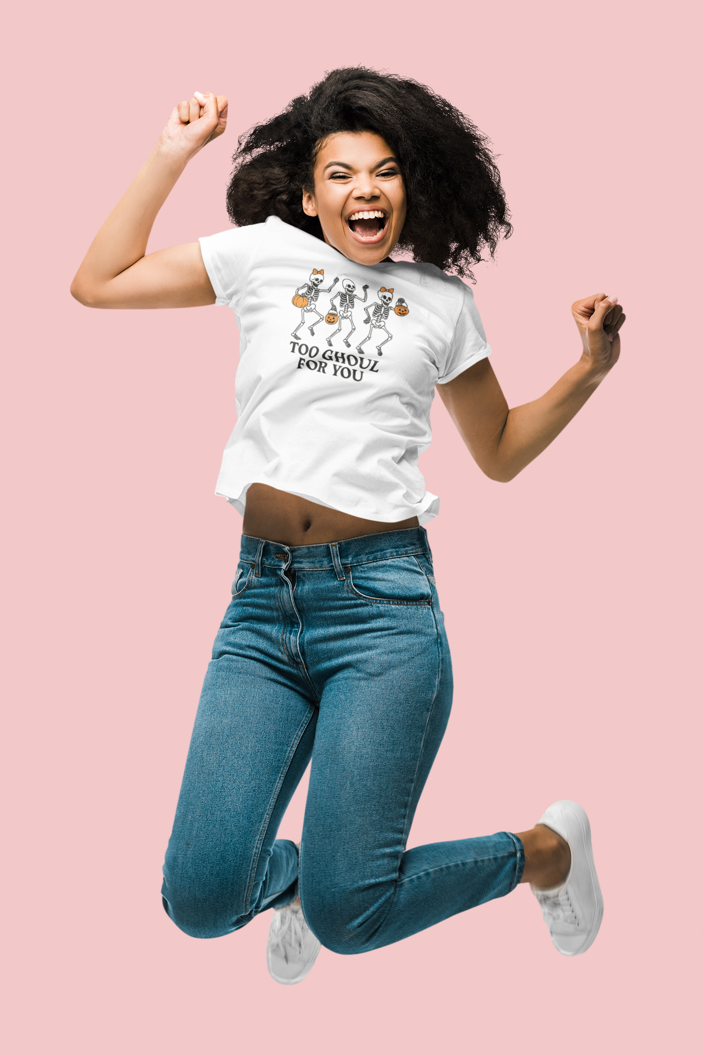 Too Ghoul For You Kids T-Shirt | Cute Halloween Skeleton Tee | Spooky Trick-or-Treat Outfit