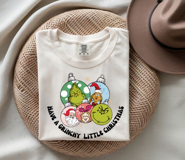 Have a Grinchy Little Christmas Sweatshirt – Funny Holiday Tee