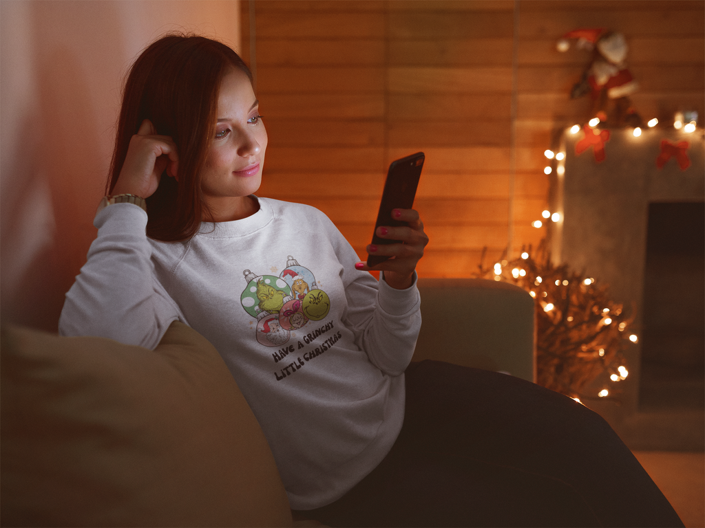 Have a Grinchy Little Christmas Sweatshirt – Funny Holiday Tee