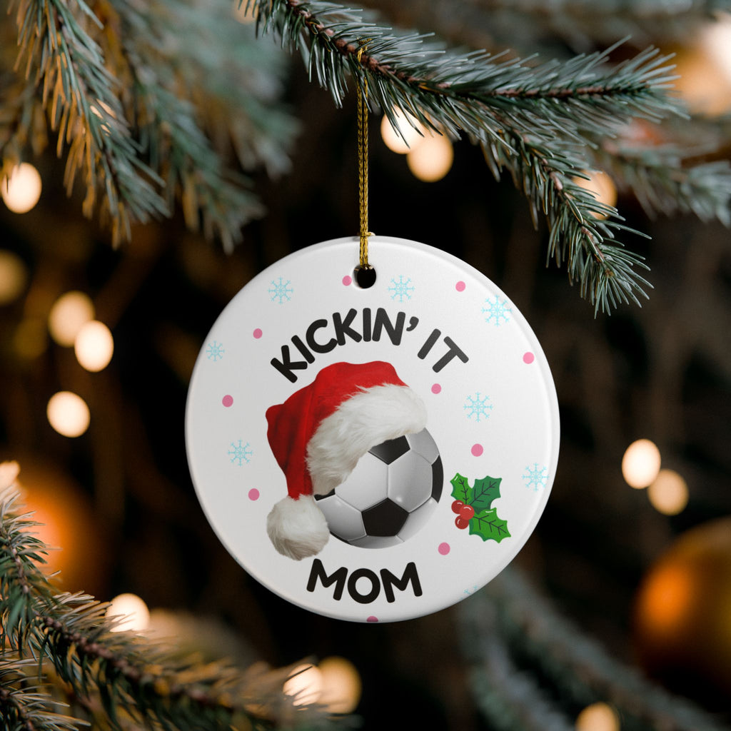Soccer Mom Christmas Ornament ⚽🎄 | Holiday Sports Keepsake Gift