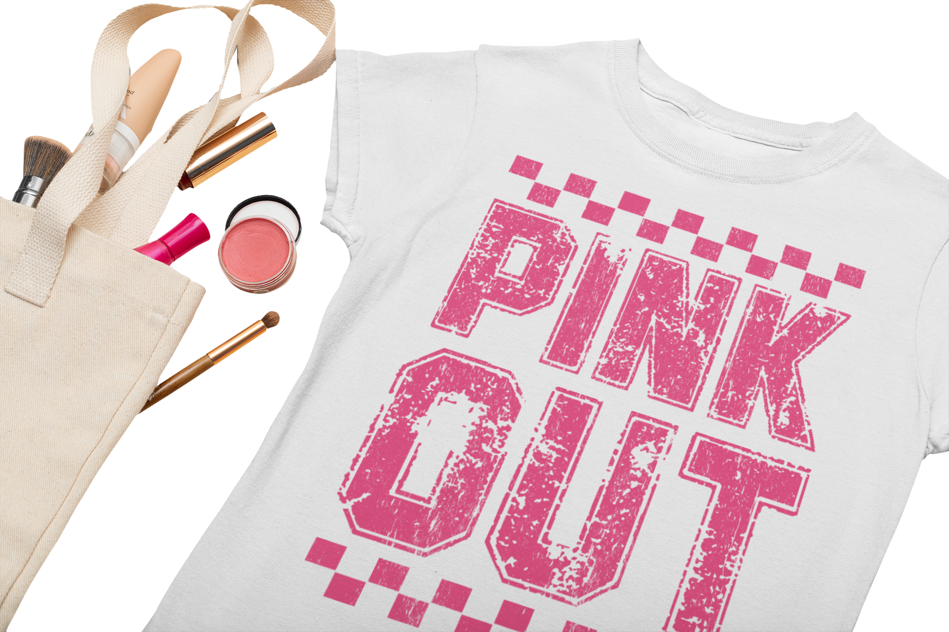Pink Out Breast Cancer Awareness Shirt | Pink Ribbon Graphic Tee, October Support Shirt, Team Pink Survivor Gift, Awareness Month Tee
