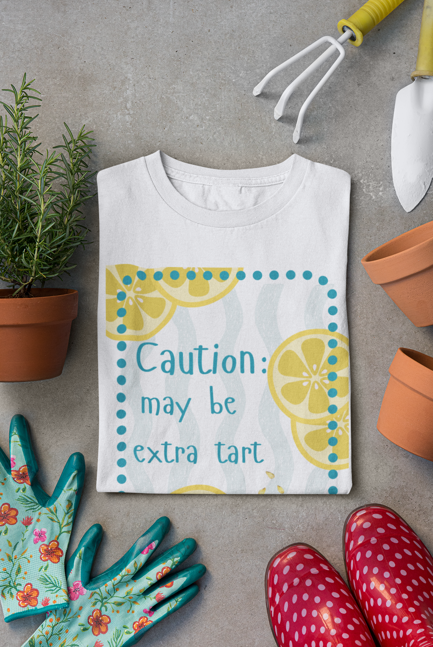 Caution May Be Extra Tart Shirt | Comfort Colors Funny Lemon Tee for Women