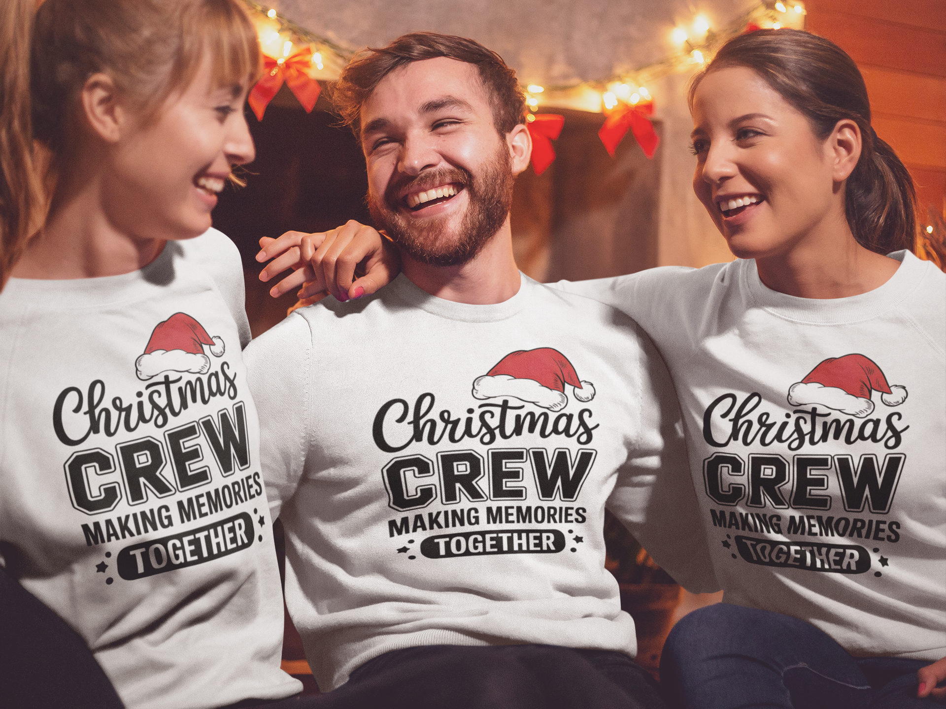 Christmas Crew Sweatshirt | Matching Family Holiday Outfit | Making Memories Together