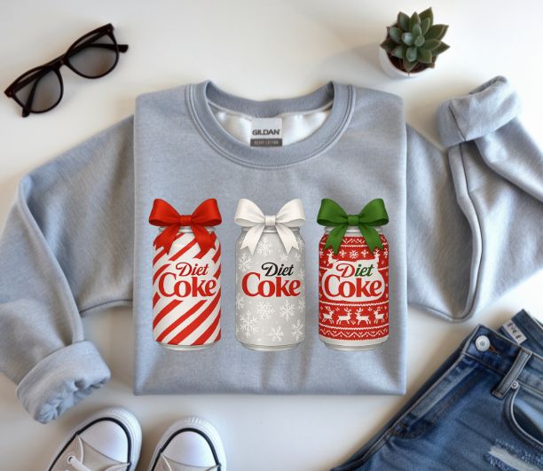 Diet Coke Christmas Shirt – Cute Holiday Soda Can Tee