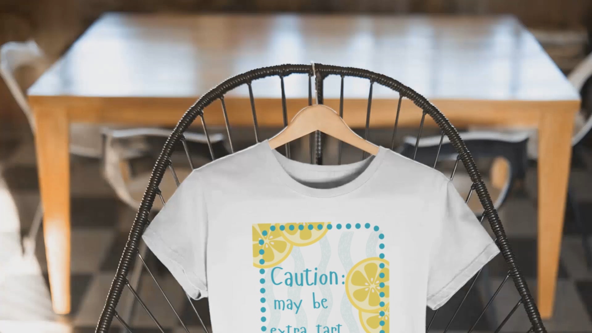 Caution May Be Extra Tart Shirt | Comfort Colors Funny Lemon Tee for Women