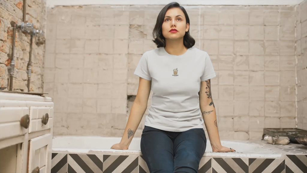 On The Rocks Iced Coffee Shirt – Comfort Colors Tee for Caffeine Lovers